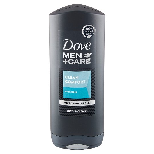 Dove Men+Care Clean Comfort sprchovací gél na telo a tvár pre mužov 400 ml