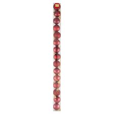 Tesco Red Baubles 40 mm 15 pcs