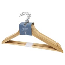 Tesco Home Wooden Hangers 5 pcs