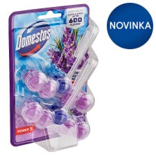 Domestos Power 5 Lavender Solid Toilet Block 2 x 50 g