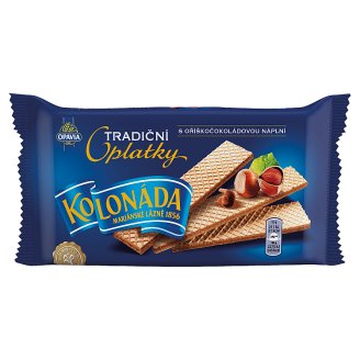 Opavia Kolonáda Oplátky s lieskovoorieškovo-čokoládovou náplňou 140 g