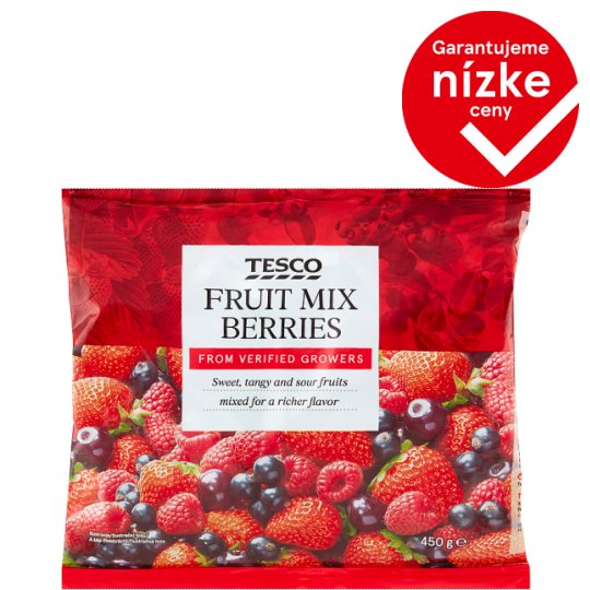 Tesco Zmes drobného ovocia 450 g