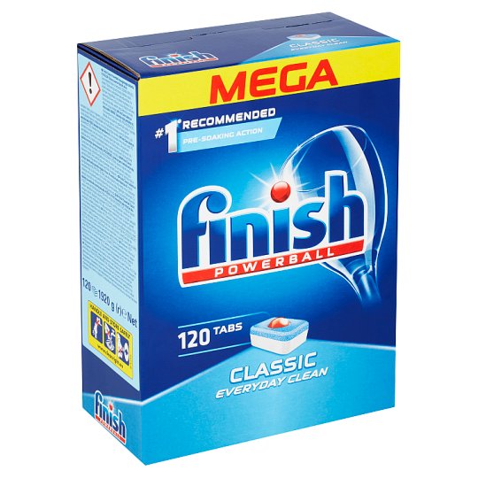 Finish Powerball Classic tablety do umývačky riadu 120 ks 1920 g