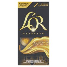 L'OR Guatemala - 10 Aluminium Capsules Compatible with Nespresso® disc. 52 g