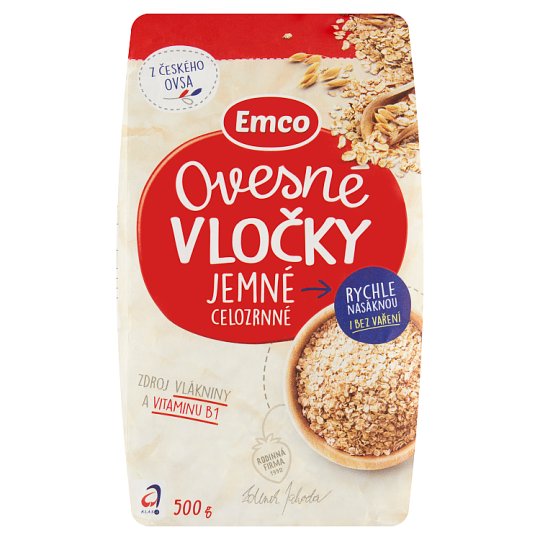 Emco Ovsené vločky jemné 500 g