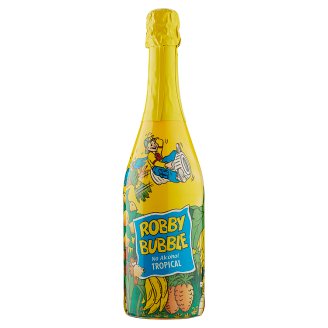 Robby Bubble Tropical sýtený nealkoholický nápoj ochutený 0,75 l
