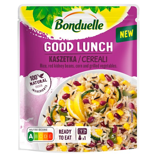 Bonduelle Good Lunch Cereali Rice, Red Kidney Beans, Corn and Grilled Vegetables 250 g