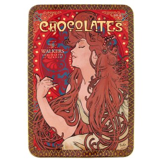 Walkers Mucha Red pralinky z mliečnej čokolády s náplňou Marc de Champagne 240 g