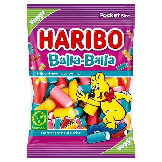 Haribo Balla-balla želé s ovocnými príchuťami 100 g
