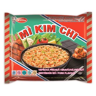 Mi Kim Chi Instantná rezancová polievka bravčová príchuť 75 g