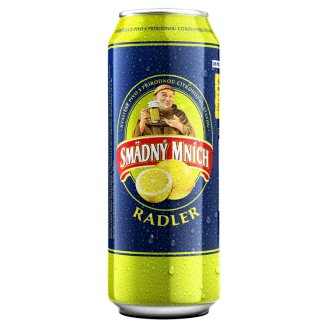 Smädný Mních Radler alkoholický pivný nápoj s príchuťou citróna 500 ml