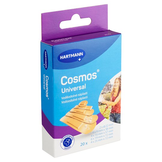 Hartmann Cosmos Universal Waterproof Plasters 20 pcs