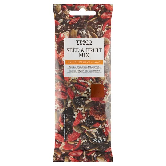 Tesco Zmes spracovaného ovocia a semien 60 g