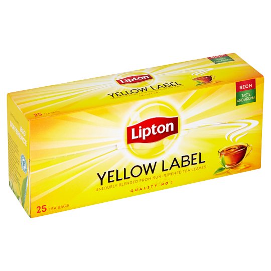 Lipton Yelow Label 25 vrecúšok 50 g