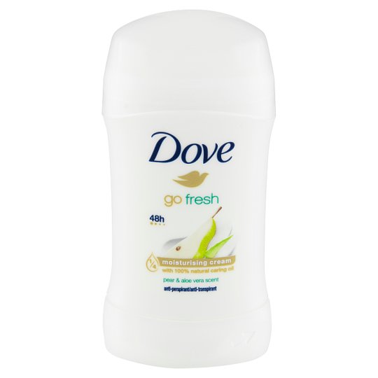 Dove Go Fresh Pear & Aloe Vera tuhý antiperspirant 40 ml