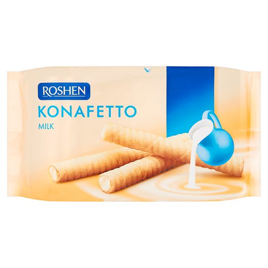 Roshen Konafetto Trubičky s mliečnym krémom 156 g