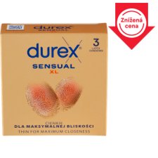 Durex Sensual Condoms XL 3 pcs