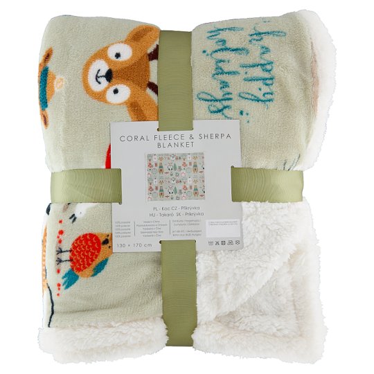 Blanket 130 x 170 cm Tesco Groceries