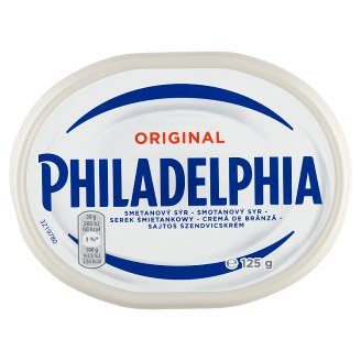 Kraft Philadelphia Original vysokotučný termizovaný mäkký nezrejúci syr 125 g