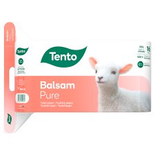 Tento Balsam Pure Toilet Paper 3 Ply 16 Rolls