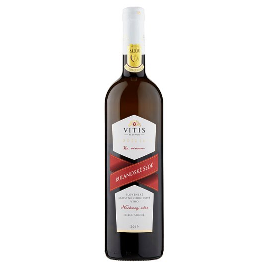 Vitis Pezinok Poézia Rulandské šedé slovenské akostné odrodové víno biele suché 0,75 l