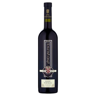 Víno Valtice Modrý Portugal víno červené suché 0,75 l