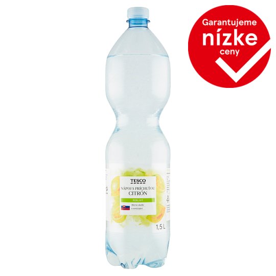 Tesco Sparkling Drink with Lemon Flavour 1.5 L Tesco Groceries