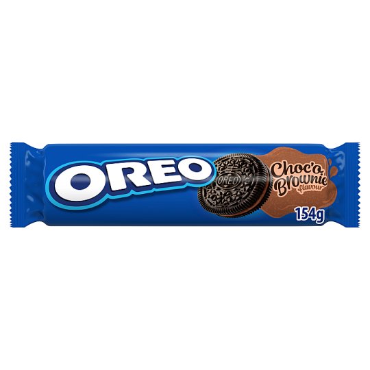 Oreo Choc'o Brownie kakaové sušienky s kakaovou náplňou 154 g