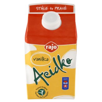 Rajo Acidko Zakysané mlieko vanilka 450 g