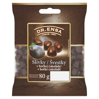 Dr. Ensa Slivky v horkej čokoláde 80 g