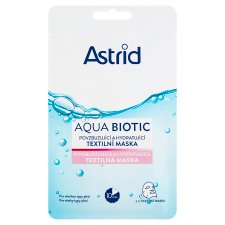 Astrid Aqua Biotic povzbudzujúca a hydratujúca textilná maska 20 ml