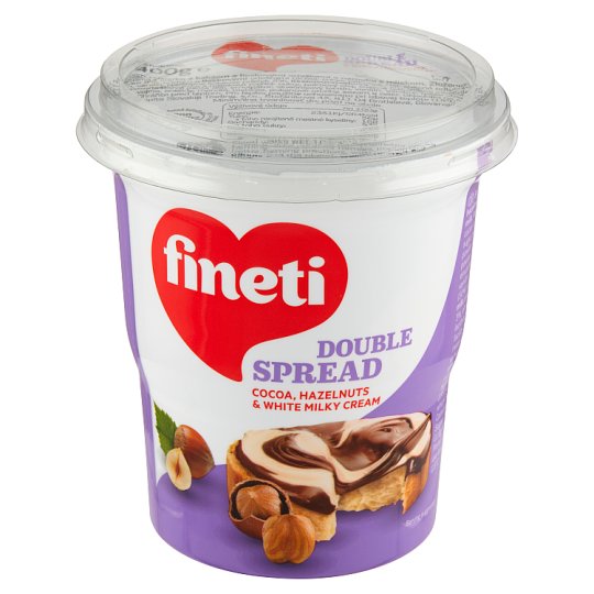 Double Spread Cocoa, Hazelnuts & White Milky Cream 400 g Tesco