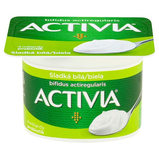 Activia White Yoghurt Sweetened 120 g