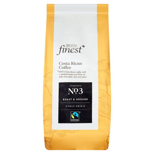 Tesco Finest Costa Rican Coffee Roasted Ground Coffee 227 g Tesco