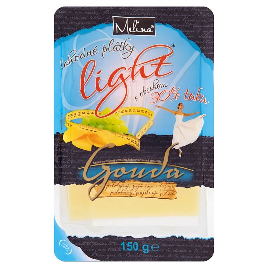 Melina Gouda Light 30% plátky 150 g