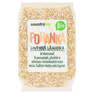 Country Life Bio pohánka lúpaná lámanka 400 g