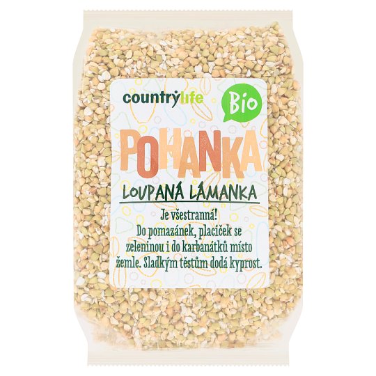 Country Life Bio pohánka lúpaná lámanka 400 g