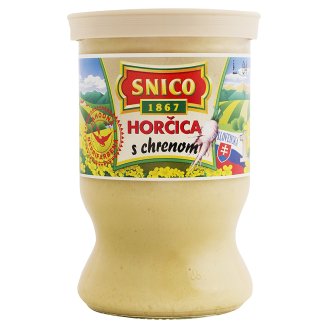 Snico Horčica s chrenom 180 g