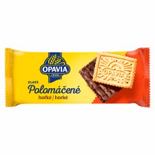 Opavia Zlaté Half-Dipped Biscuits Dark 100 g