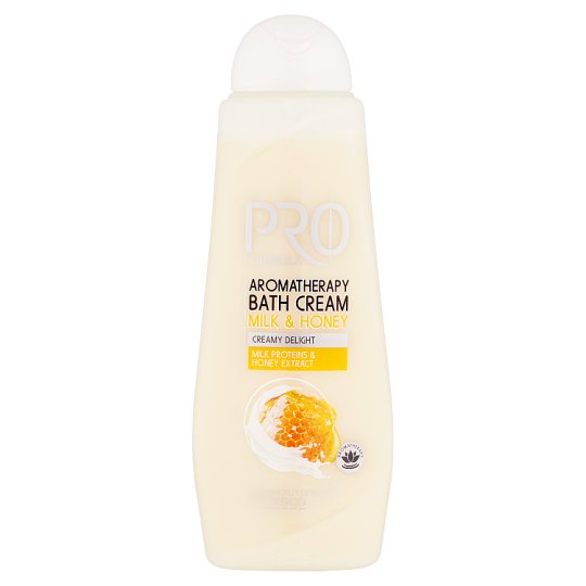 Tesco Pro Formula Milk & honey krémová pena do kúpeľa 750 ml