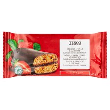 Tesco Gingerbread with Strawberry Filling 60 g