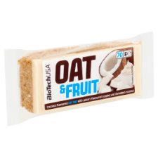 BioTechUSA Oat&Fruits ovsená tyčinka s kokosovou príchuťou 70 g