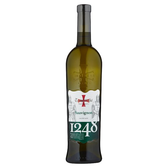 Templářské Sklepy Čejkovice Sauvignon akostné suché biele víno 0,75 l