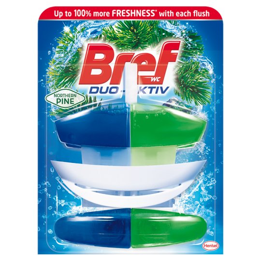 Bref Duo-Aktiv Northern Pine tekutý WC blok 2 x 50 ml