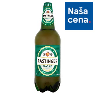 Rastinger Classic pivo svetlé výčapné 1,5 l