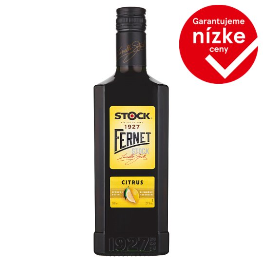 Stock Fernet Citrus 27% 500 ml