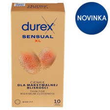 Durex Sensual Condoms XL 10 pcs