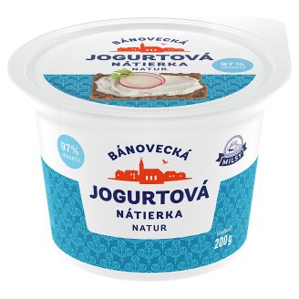 Milsy Bánovecká nátierka s jogurtom a vlákninou 200 g