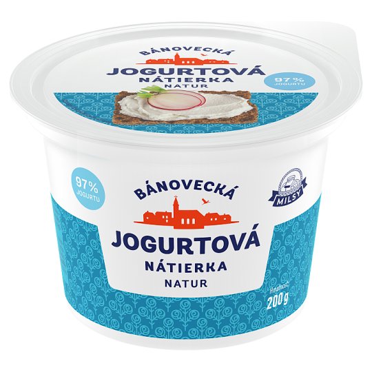 Milsy Bánovecká nátierka s jogurtom a vlákninou 200 g