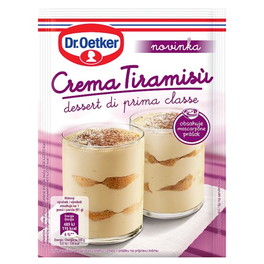 Dr. Oetker Crema Tiramisú 63 g